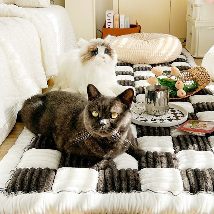 Autumn and winter plush bedside mat anti-skid chenille Mantou mat bedroom tatami sleeping carpet - V.I.P Digital Presence