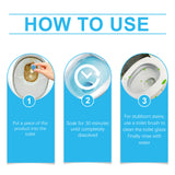 Toilet Cleaning Sheet, Toilet Smell, Stain And Scale Cleaning Bubble Cleaning Sheet - V.I.P Digital Presence