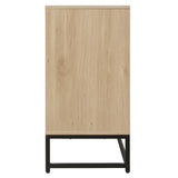 Engraved 4-door side panel with LED, self-service cabinet storage cabinet, modern coffee bar cabinet with adjustable shelves - V.I.P Digital Presence