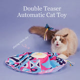 Fluttering Butterfly Cat Toys Interactive Cat Sticks Pet Kitten Can't Resist Mystery Motion Concealed Game Toy Automatic Teasing - V.I.P Digital Presence
