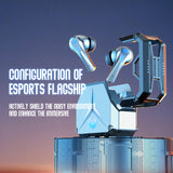 The new mecha wind e sports bluetooth headset wireless 5.3 game low latency and long battery life - V.I.P Digital Presence