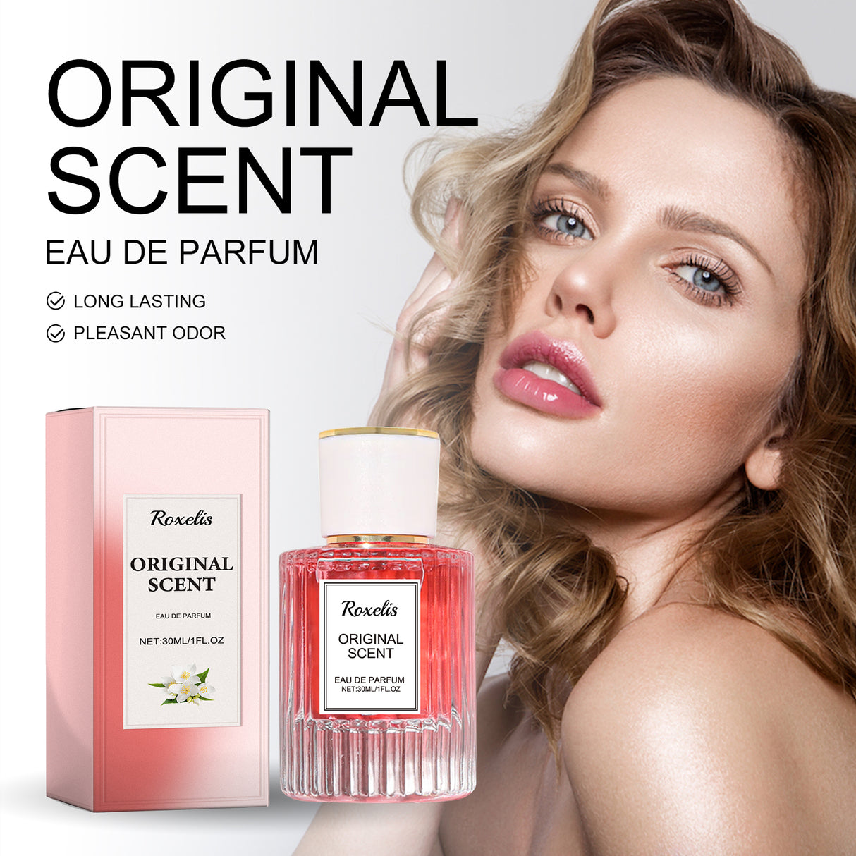 Jasmine Lady Pheromone Perfume, Wrist Behind Ear Neck Natural Long-Lasting Light Fragrance Delicate Elegance Exudes Feminine Charm - V.I.P Digital Presence