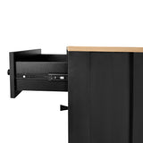ONTREND with 2 flip drawers, top shoe cabinet with drawers, independent shoe rack with adjustable panel, for hallway use, black - V.I.P Digital Presence