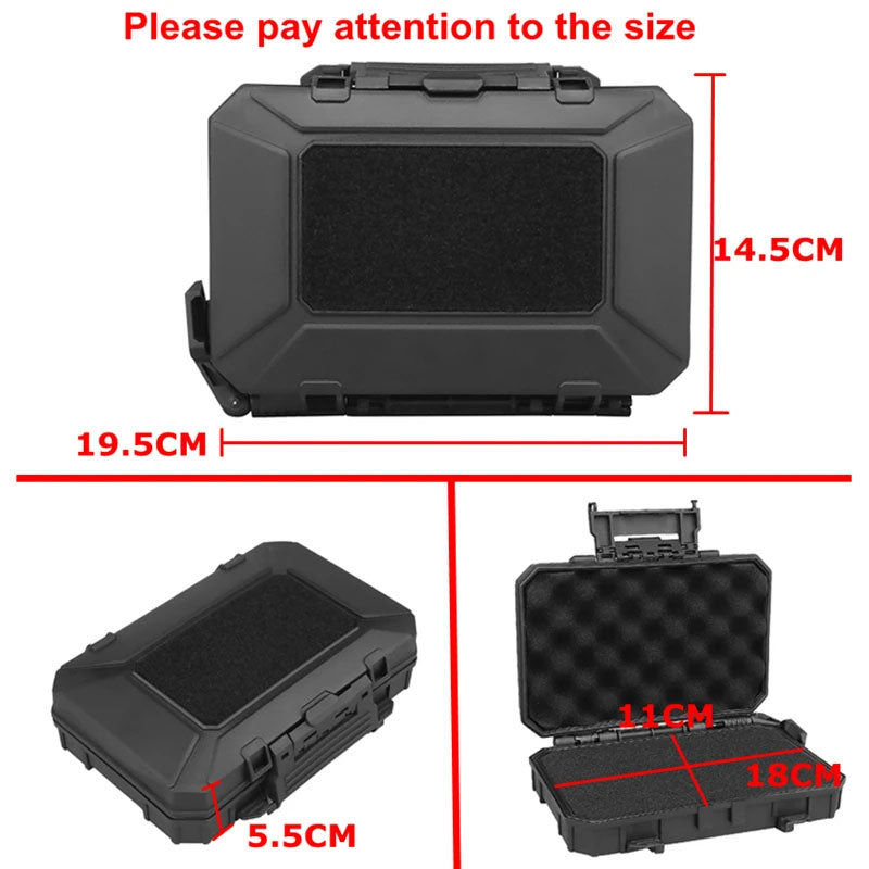 Tactical Waterproof Case Impact Resistance Protective Gear Cases with Double Sponge Shockproof Lockable Equipment Molle Box - V.I.P Digital Presence