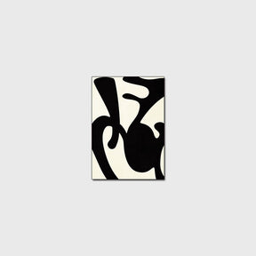 Simple modern versatile geometric monochrome black and white imitation cashmere living room floor mat - V.I.P Digital Presence