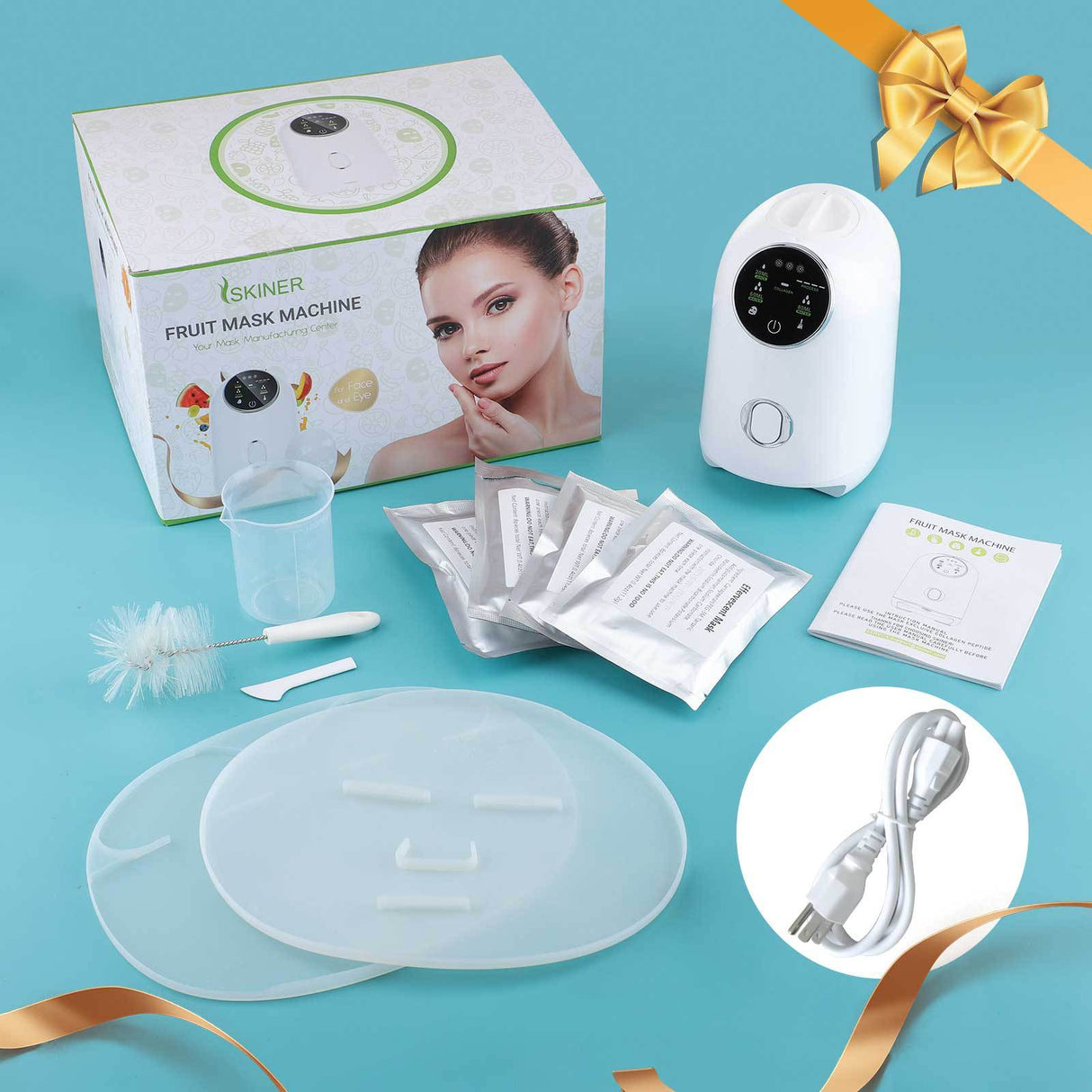 Smart LCD Touch Screen Fruit And Vegetable Mask Machine DIY Homemade Home Moisturizing Mask Machine Beauty Instrument - V.I.P Digital Presence