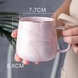 Ceramic cup, gold rimmed coffee cup, oatmeal breakfast cup, new creative and personalized mug - V.I.P Digital Presence