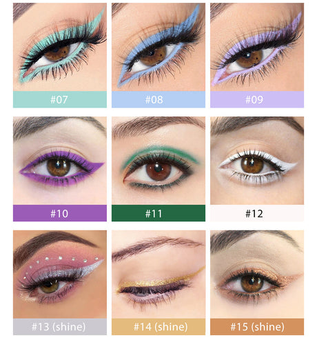 HANDAIYAN Eyeliner Gel Pen 20 Packs Quick-Drying Waterproof And Not Easy To Smudge Eyeliner Color Eyeliner - V.I.P Digital Presence