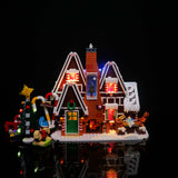 Building block lighting compatible with LEGO winter Christmas series 10267 gingerbread house LED remote control lighting - V.I.P Digital Presence