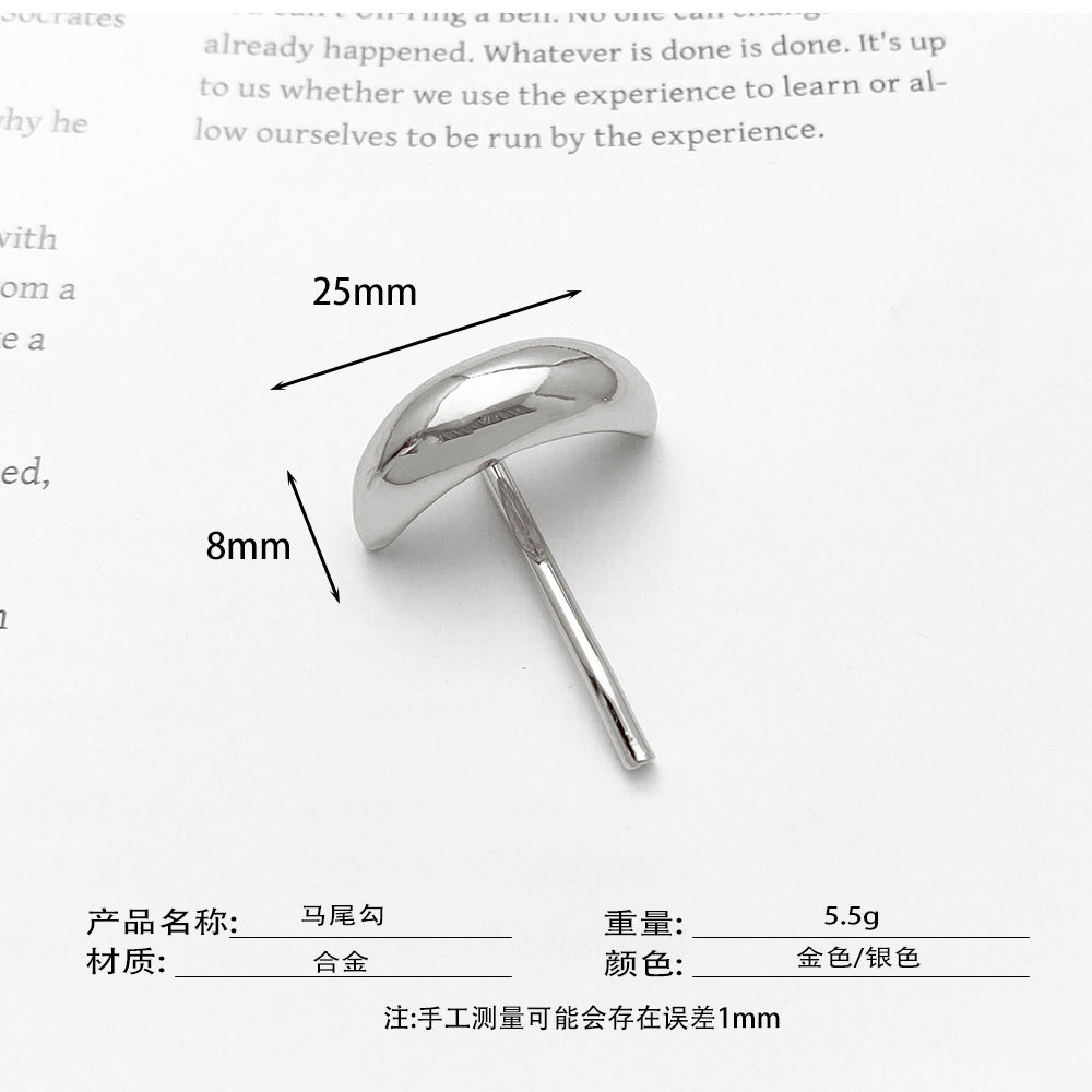 Japanese and Korean headdress accessories hairpins fashionable and simple small fresh ponytail hairpins for girls metal high-grade hair hooks and hair buckles - V.I.P Digital Presence