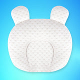 Almohada para bebé recién nacido de 0 a 1 año, productos para bebés, juego de almohada de látex antidesviación para la cabeza, almohada de algodón de color