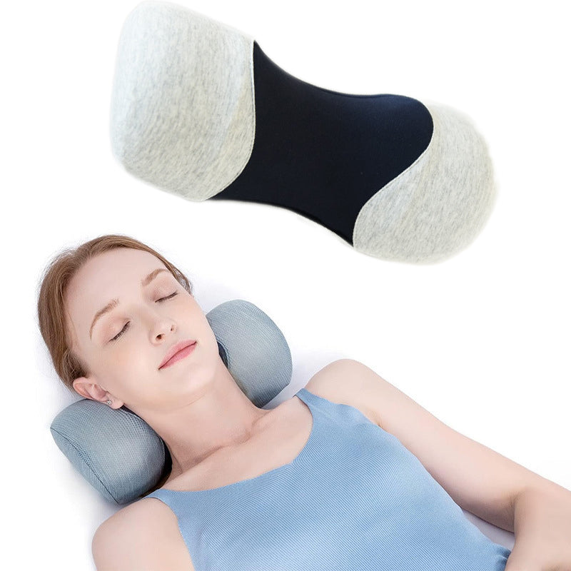 Cervical Pillow Reverse Bow Traction Pillow Memory Cotton Pillow Core Pure Cotton Cover Portable Neck Protection Pillow Cervical Pillow - V.I.P Digital Presence