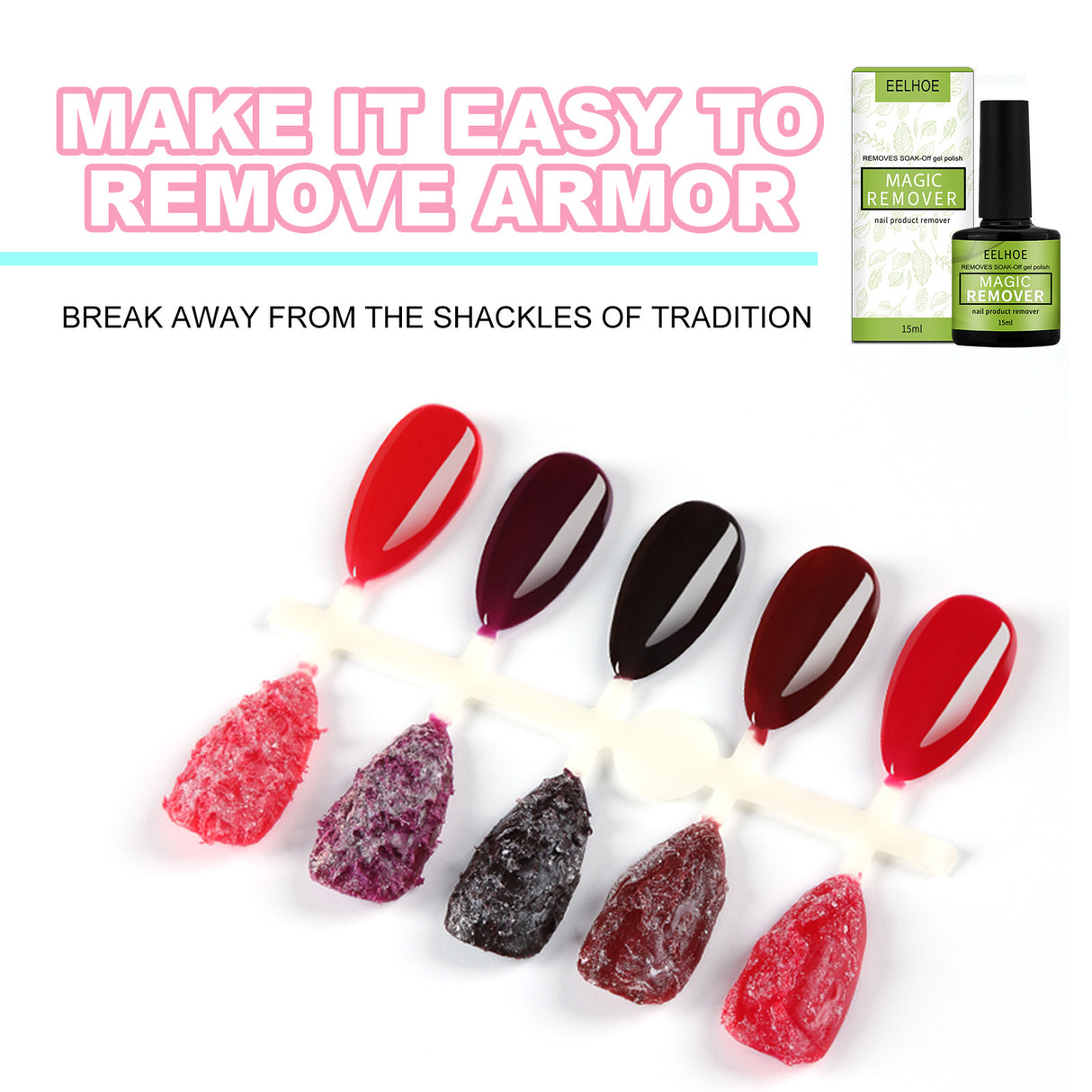 EELHOE Bursting Nail Polish Remover Nail Polish Remover Nail Polish Remover Nail Polish Manicure Shop Special Magic Nail Polish Remover - V.I.P Digital Presence