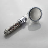 New Tourmaline balls Filter Shower Head Water saving 3 Modes adjustable SPA shower head on/off button high pressure shower - V.I.P Digital Presence