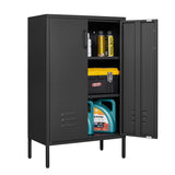 Steel storage cabinet, double door miscellaneous storage cabinet, 2 movable partitions - V.I.P Digital Presence