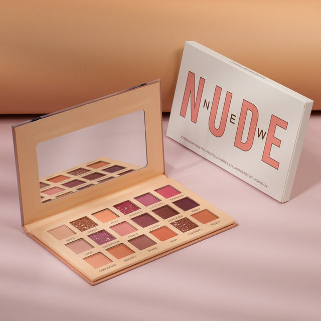 18-color Desert Rose Matte Pearlescent Eyeshadow Palette Earth Color Multi-purpose Color Eyeshadow Palette - V.I.P Digital Presence