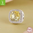 Silver Charm Original Autumn Golden Ginkgo Leaf DIY Bracelet Beads Luxurious Shining s925 Pure Silver Beads Loose Beads - V.I.P Digital Presence