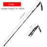 Anti Shock Walking Stick Telescopic Baton Trekking Stick Ultralight Aluminum Alloy Tactical Walking Canes 5-Section 1Piece