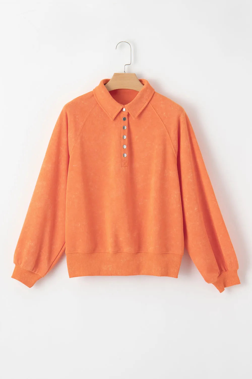 Half Snap Long Sleeve Sweatshirt - V.I.P Digital Presence