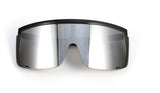 Personalized anti-ultraviolet large-frame white mercury sunglasses exaggerated one-piece anti-sputum and anti-splash glasses（HM-009） - V.I.P Digital Presence