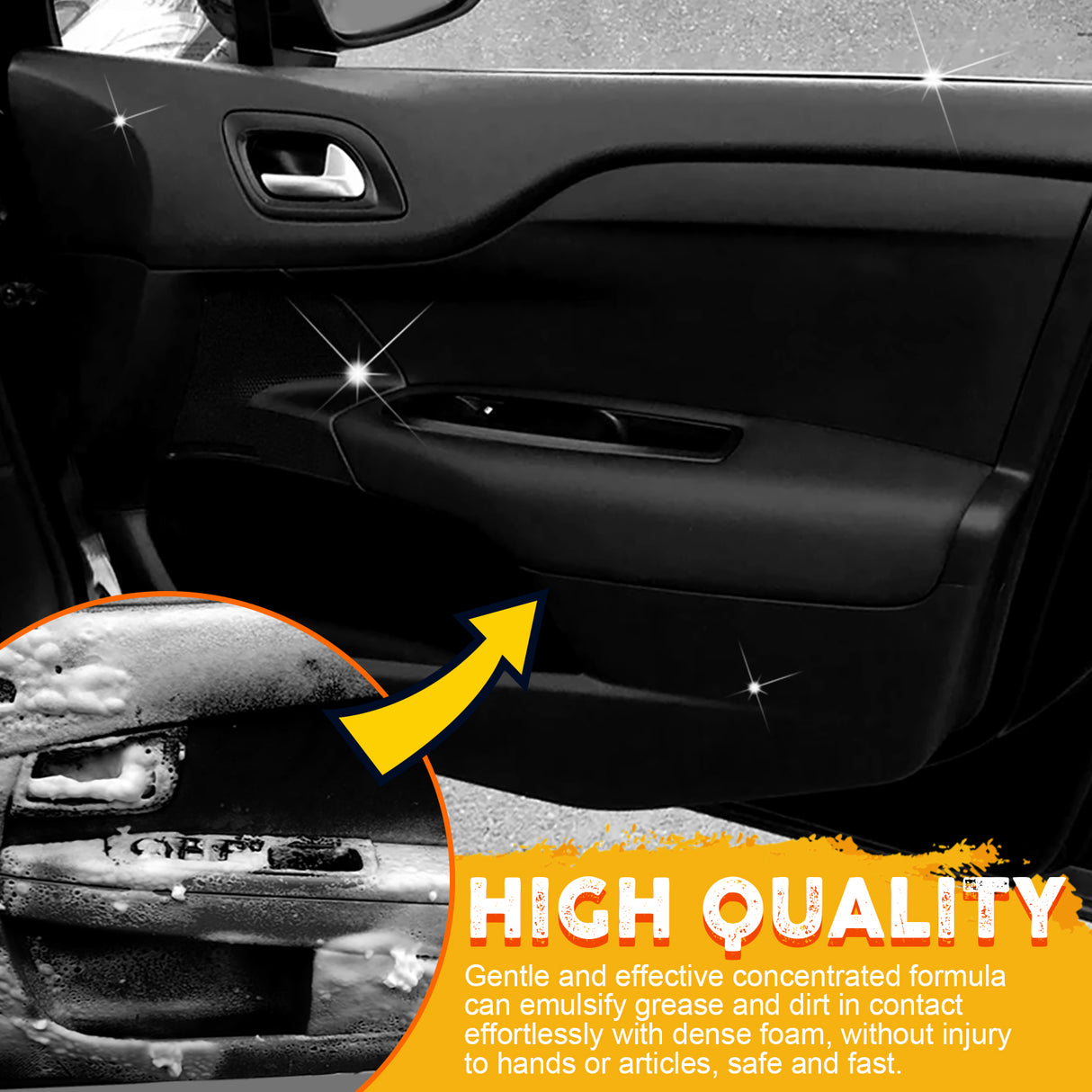 Automotive Steering Wheel Foam Cleaner, Leather Seat Supplies Decontamination Multi-Functional Interior Cleaner - V.I.P Digital Presence