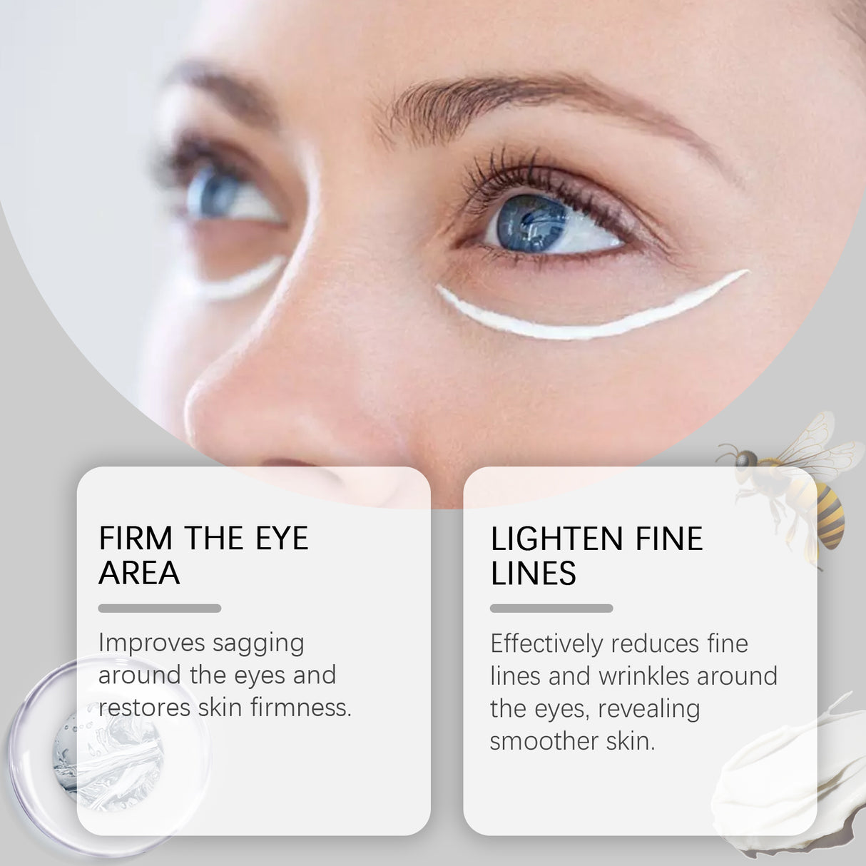Bee Venom Firming Eye Cream, Anti-Wrinkle Revitalizing, Hydrating And Moisturizing Eye Cream To Improve Dry Eye Bags Around The Eyes - V.I.P Digital Presence