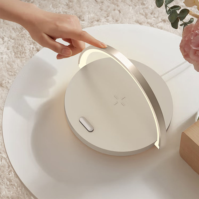 Rainbow Light Wireless Charging Home Desktop Circular 15W Fast Charging Night Light Phone Stand 3-in-1 - V.I.P Digital Presence