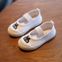 Zapatos de lona blancos para niños y niñas, zapatillas blancas antideslizantes, para primavera y otoño 