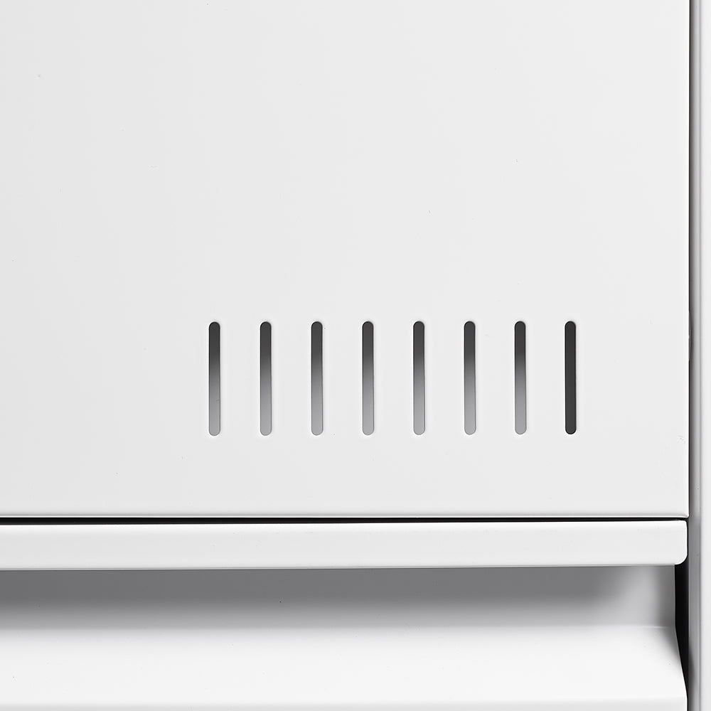 Horizontal file cabinet, 2 drawers, white file cabinet with lock, metal file cabinet with lock, 3 drawers, legal office cabinet - V.I.P Digital Presence