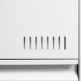 Horizontal file cabinet, 2 drawers, white file cabinet with lock, metal file cabinet with lock, 3 drawers, legal office cabinet - V.I.P Digital Presence