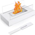 Desktop alcohol fireplace indoor metal fireplace rectangular portable real fire fireplace outdoor fireplace - V.I.P Digital Presence