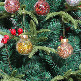 Christmas Ball Transparent PET Laser Silk Grass Ball Christmas Tree Pendant Decoration Props 4PCS per box - V.I.P Digital Presence