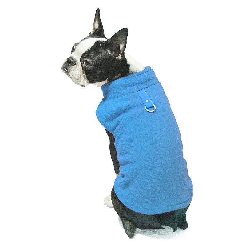 Dog clothing thickened solid color fleece pet dog supplies - V.I.P Digital Presence