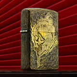 ZORRO Zorro brass side skull kerosene lighter - V.I.P Digital Presence