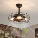 19inch Cage Retro Reiling Fan with Lights - V.I.P Digital Presence