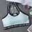 Sport Cropped Top Bra Push Up Running Yoga Bra Cotton Letters Sport Tops For Women Gym Wear Solid Fitness Bra Women Sportswear - V.I.P Digital Presence