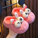 Autumn and winter baby cotton slippers for boys and girls, warm and plush bag with cotton cover and waterproof large, medium, and small children cotton slippers - V.I.P Digital Presence