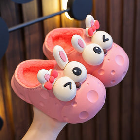Autumn and winter baby cotton slippers for boys and girls, warm and plush bag with cotton cover and waterproof large, medium, and small children cotton slippers - V.I.P Digital Presence