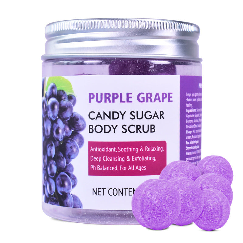 Brushed Candy Scrub Cream Fruit Fragrance Bath Salt Scrub Ball Body Scrub Cream - V.I.P Digital Presence