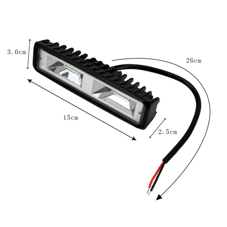 LEEPEE LED Headlights 12-24V For Auto Motorcycle Truck  Tractor Trailer Offroad Working Light 36W LED Work Light Spotlight - V.I.P Digital Presence