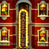 Building block lighting is compatible with LEGO 10312 Jazz Club Street View Building Blocks and LED lights - V.I.P Digital Presence