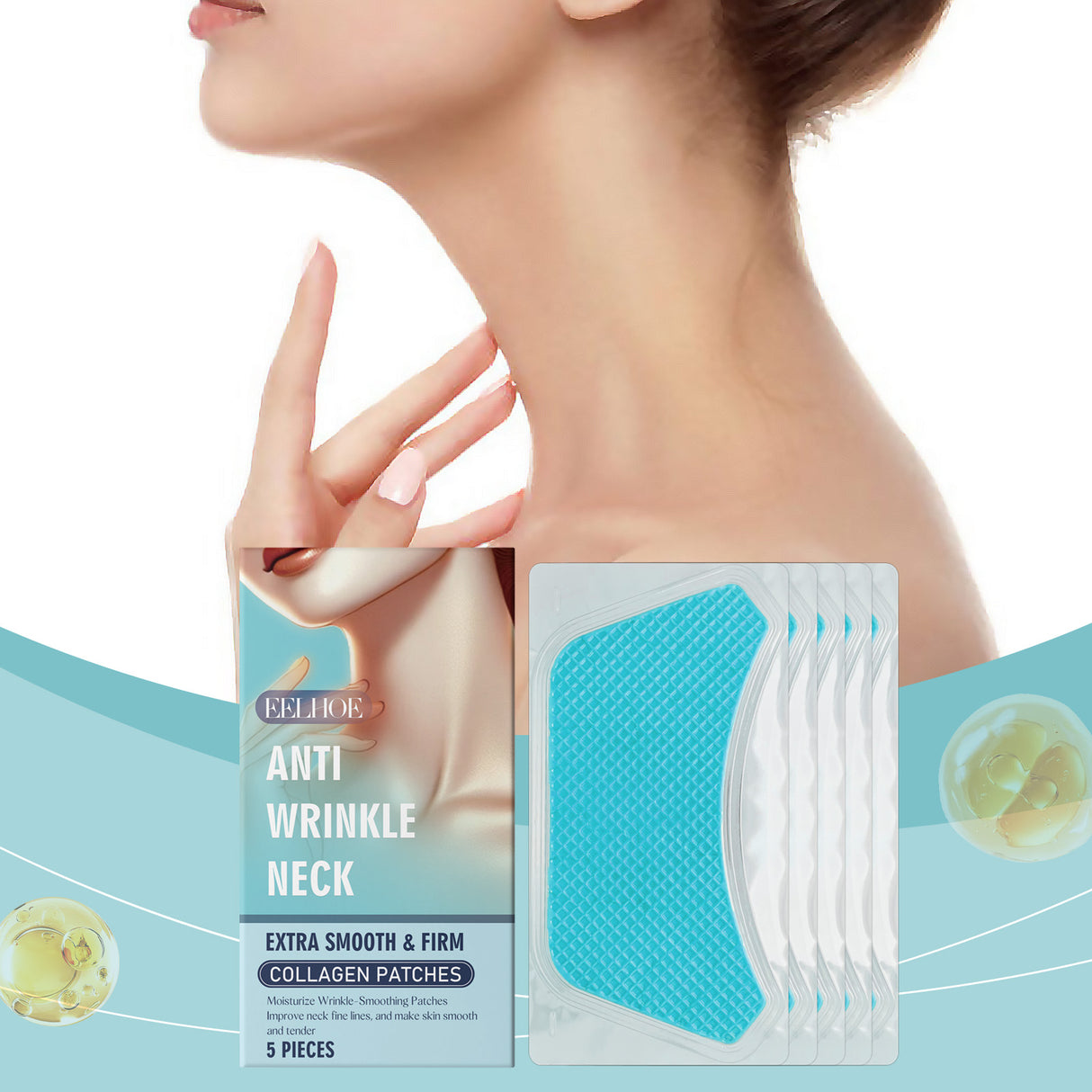 Collagen Neck Patch Gently Nourishes And Lifts Neck Skin Elastic Moisturizing Skin Care Neck Patch