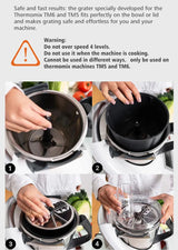 Food Cutter For Thermomix TM5 TM6  Chopper Vegetable Peeler Cooking Masher Slicing Shredding Multifunctional Fine Peeler Set - V.I.P Digital Presence