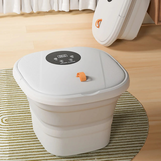 Folding Foot Bath Tub with Electric Massage Deep Foot Soaking Bucket Automatic Heating Foot Therapy Tub for Home - V.I.P Digital Presence