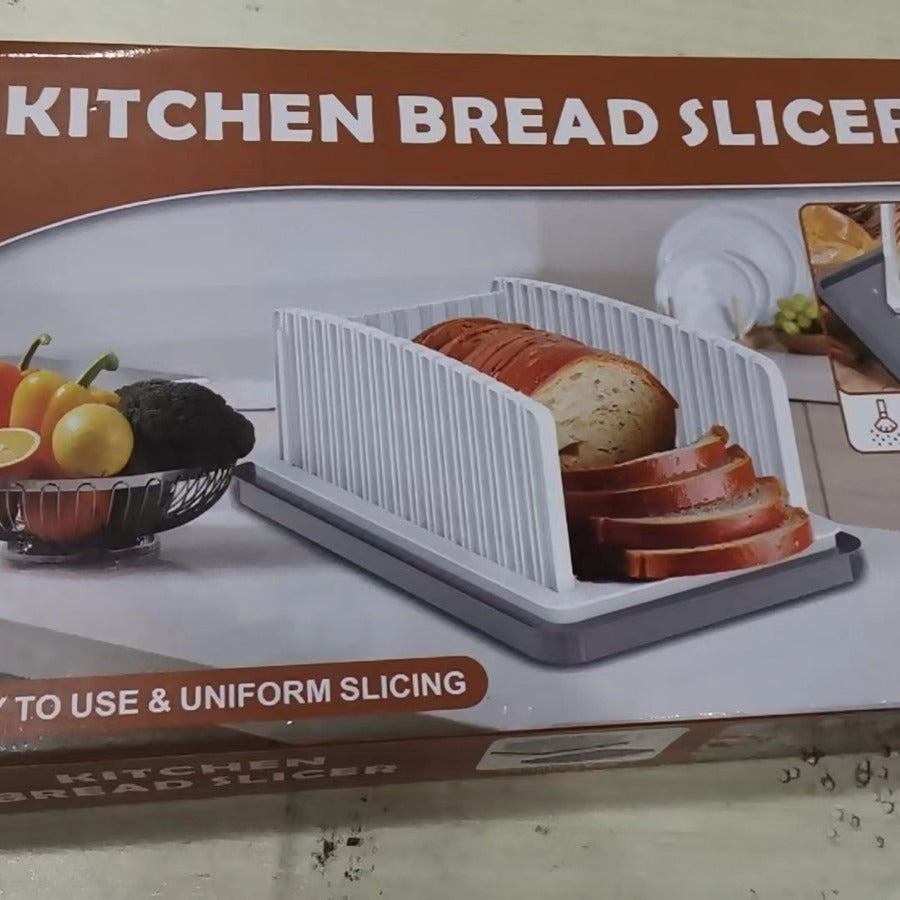 New detachable bread cutting tray Multifunctional foldable bread slicer with tray - V.I.P Digital Presence