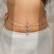 Sexy rhinestone puncture navel nail waist chain, sweet and cool summer body chain - V.I.P Digital Presence