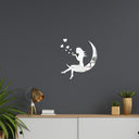 Moon Girl Mirror Sticker 1mm Acrylic 3D Wall Decal for Room and Bedroom Decorations - V.I.P Digital Presence