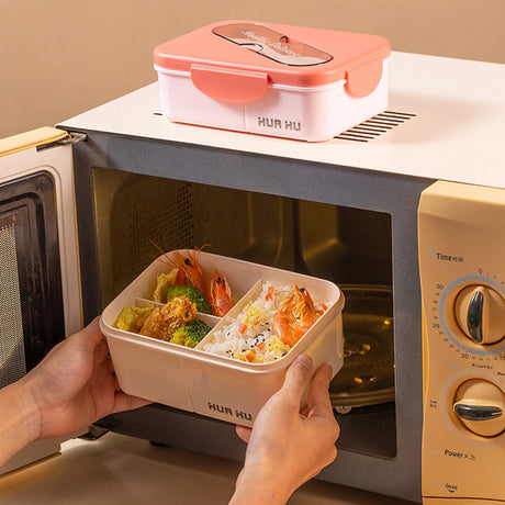 Japanese style simple portable compartment lunch box microwaveable lunch box - V.I.P Digital Presence