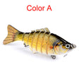 10cm Luya Bait Multi-Section Fish Plastic Hard Bait 15.5g Seven Sections Luya Bionic Bait Section Long Distance Cast Fake Bait Bait - V.I.P Digital Presence