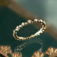 Real 925 Sterling Silver 14K Gold Plating Rings for Women European and American Simple Light Luxury Zircon Ring - V.I.P Digital Presence